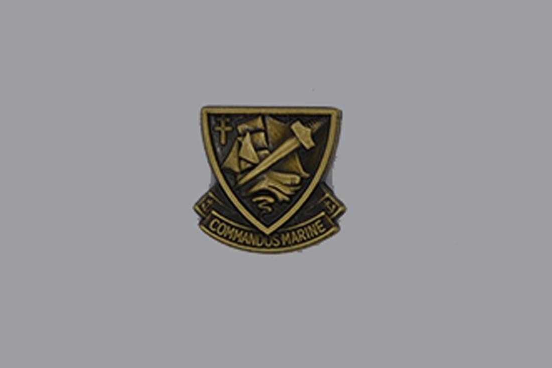 Pins Cdo Marine avec attache roulette